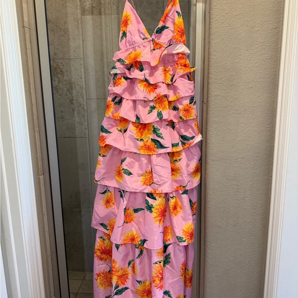 Buddy Love Callie Tiered Maxi Dress - Sunflower